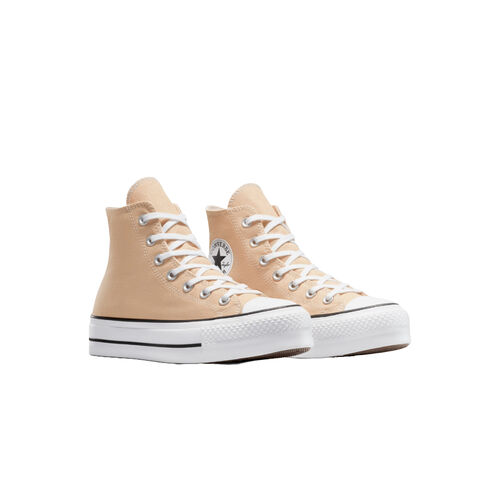 Zapatilla Beige Converse Chuck Taylor All Star Lift Platform Taupe/Cream 36