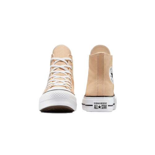 Zapatilla Beige Converse Chuck Taylor All Star Lift Platform Taupe/Cream 36
