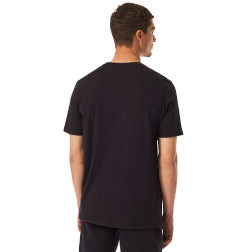 Camiseta Negra Oakley O Bark 2.0 Blackout de Corte Estándar y Estilo Atemporal S