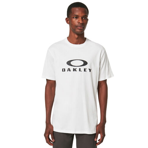 Camiseta Blanca Oakley O Bark 2.0 White de Corte Estándar y Estilo Atemporal S