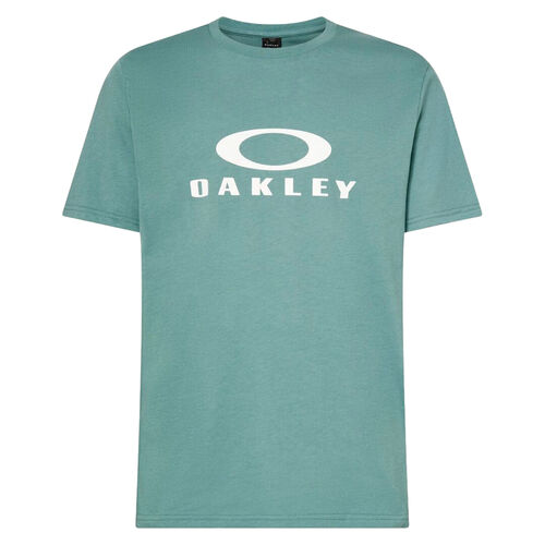 Camiseta Verde Agua Oakley O Bark 2.0 Dark Pacific de Corte Estándar y Estilo Atemporal S