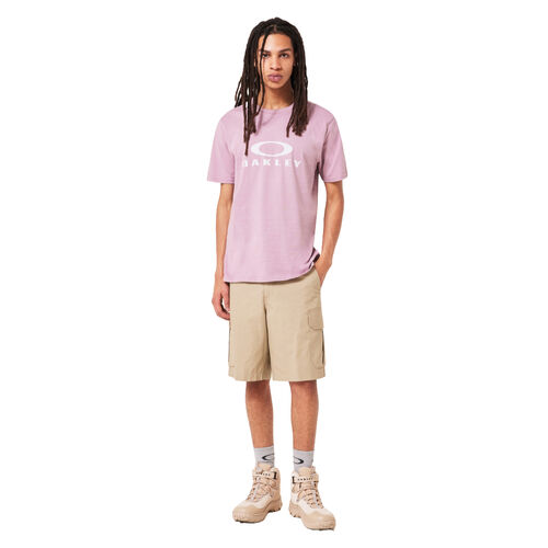 Camiseta Rosa Oakley O Bark 2.0 Toadstool de Corte Estándar y Estilo Atemporal S