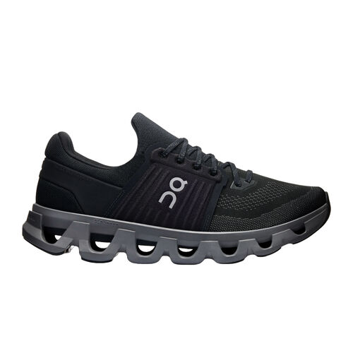 Zapatillas Negras On Running Cloudswift 4 AD Black/Rock Con Malla Traspirable 42