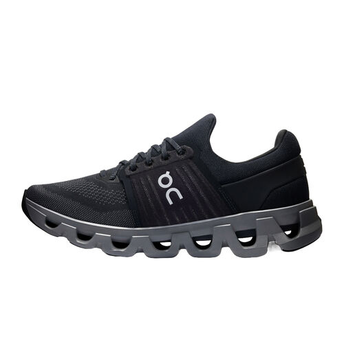 Zapatillas Negras On Running Cloudswift 4 AD Black/Rock Con Malla Traspirable 42