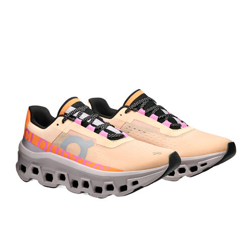 Zapatillas Naranjas On Running Cloudmonster Blonde/Fade Women Ligera Y Duradera 39