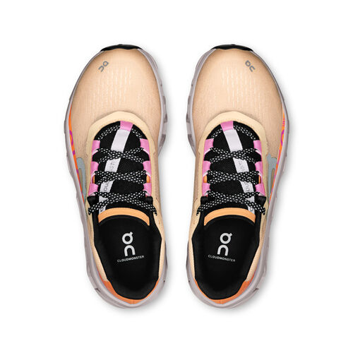 Zapatillas Naranjas On Running Cloudmonster Blonde/Fade Women Ligera Y Duradera 39