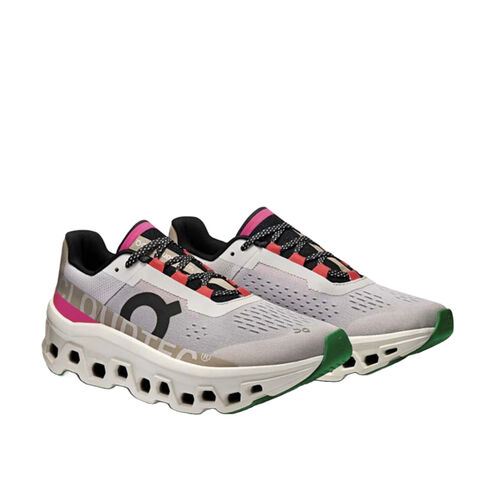Zapatillas Grises On Running Cloudmonster Silver/Ivory Women Ligera Y Duradera GRIS 38