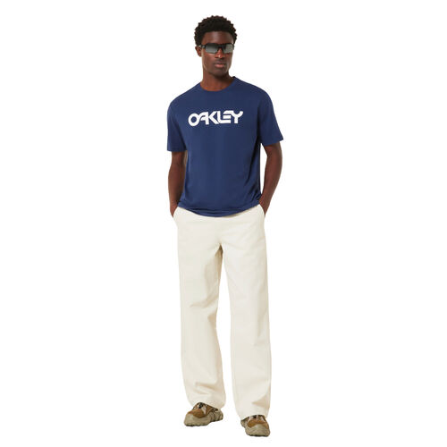 Camiseta Azul Oakley Mark II Tee 2.0 Abyss de Estilo Icónico S