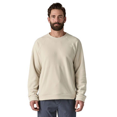 Sudadera Beige Patagonia Men´s Micro D Fleece Crewneck Con Forro Polar S