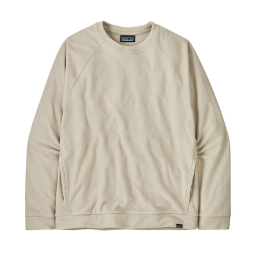 Sudadera Beige Patagonia Men´s Micro D Fleece Crewneck Con Forro Polar S