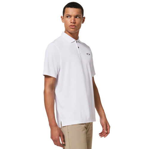 Polo Blanco Oakley Icon Tn Protect Rc Polo I White Cómodo y Absorbente S