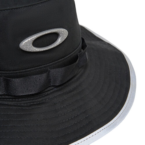 Gorro Negro Oakley Field Boonie Hat Blackout con Cordón Ajustable 
