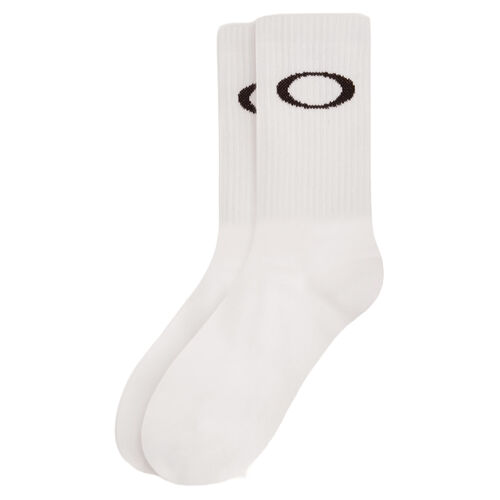 Calcetines Blancos Oakley Ellipse Crew Sock White por Encima del Tobillo 43/46