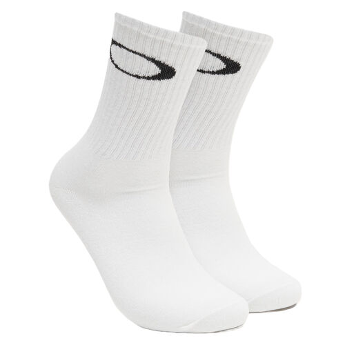 Calcetines Blancos Oakley Ellipse Crew Sock White por Encima del Tobillo 43/46