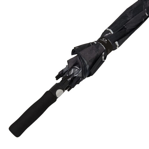 Paraguas Camuflaje Negro Oakley Windproof Umbrella Camo Black con Agarre de Goma EVA 