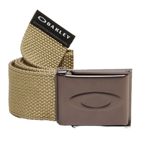 Cinturón Beige Ellipse Web Belt Pebble con Logotipo en la Hebilla 