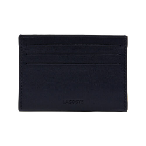 Tarjetero Azul Marino de Piel FG Lacoste