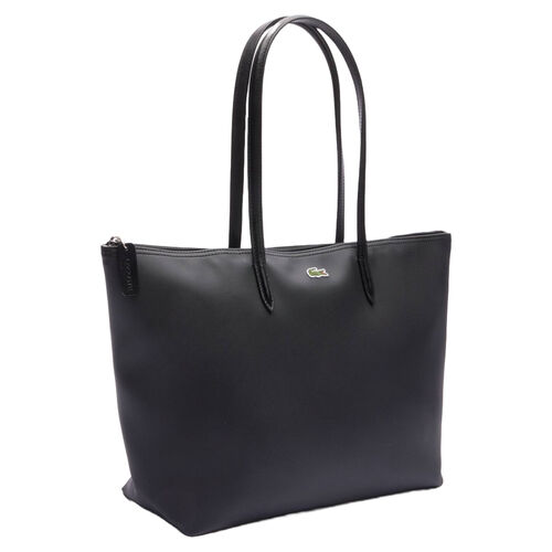 Bolso Negro Lacoste Tote L.12.12 Concept Grande Black