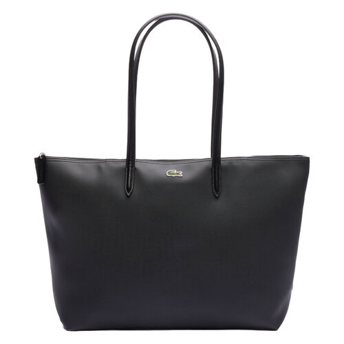 Bolso Negro Lacoste Tote L.12.12 Concept Grande Black