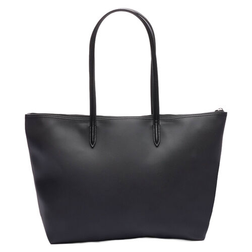 Bolso Negro Lacoste Tote L.12.12 Concept Grande Black