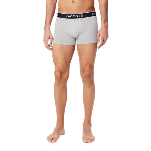 Pack de 3 Calzoncillos Lacoste Verde, Amarillo, Gris de Algodón Elástico S