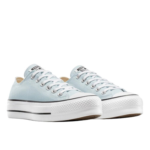 Zapatillas Azules Converse Chuck Taylor All Star Lift Ox Sugar Platform Baja Lona 36