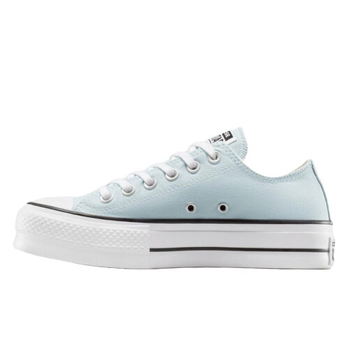 Zapatillas Azules Converse Chuck Taylor All Star Lift Ox Sugar Platform Baja Lona 36