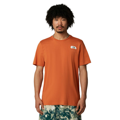 Camiseta Naranja The North Face con estampado gráfico Outdoor Iron Bronze S