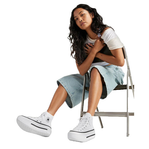 Zapatillas Blancas Converse Chuck Taylor All Star Lift Double Stack 39
