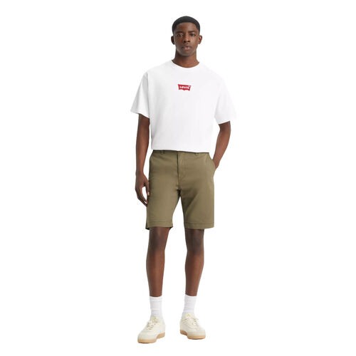 Bermudas Verdes Levis Chino Cortos De Ajuste Cónico Bunker Olive Leather - Caqui 29