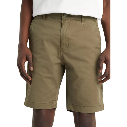 Bermudas Verdes Levis Chino Cortos De Ajuste Cónico Bunker Olive Leather - Caqui 29