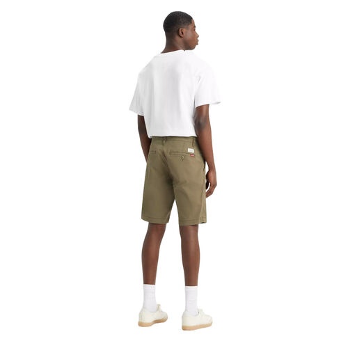 Bermudas Verdes Levis Chino Cortos De Ajuste Cónico Bunker Olive Leather - Caqui 29