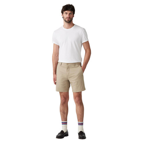 Bermudas Beige Levis Chino Cortos De Ajuste Cónico Microsand - Neutral 28