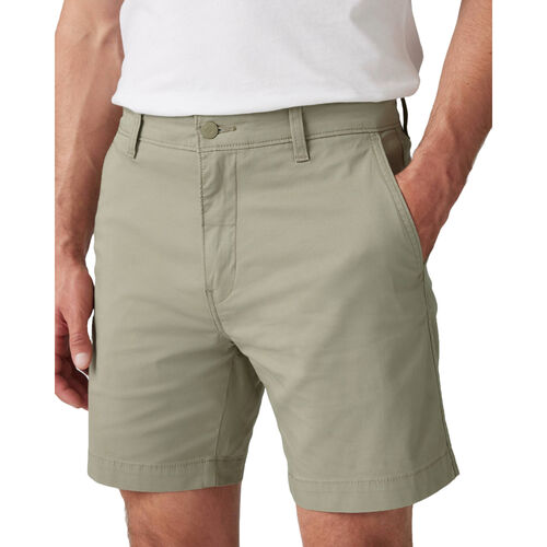 Bermudas Verdes Levis Chino Standard Cotton Linen Shorts Tidal Foam Cotton Linen Twill 28