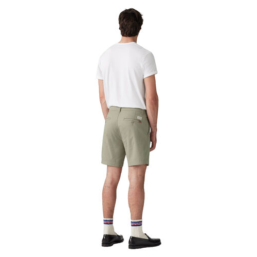 Bermudas Verdes Levis Chino Standard Cotton Linen Shorts Tidal Foam Cotton Linen Twill 28