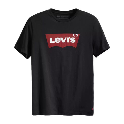 Camiseta Negra Levis Estándar Housemark Black Clásica y Cómoda XS