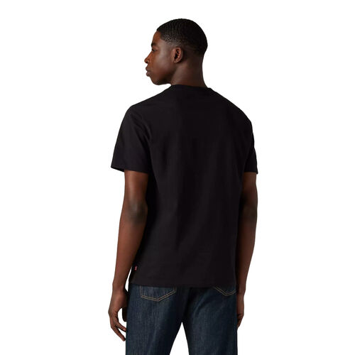 Camiseta Negra Levis Estándar Housemark Black Clásica y Cómoda XS