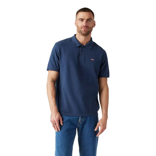 Polo Azul Levis Housemark Dress Blues Versátil, Elegante y Holgado S