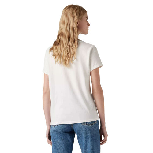 Camiseta Blanca Levis Básica,  Cómoda y Versátil con Logo Pequeño XXS
