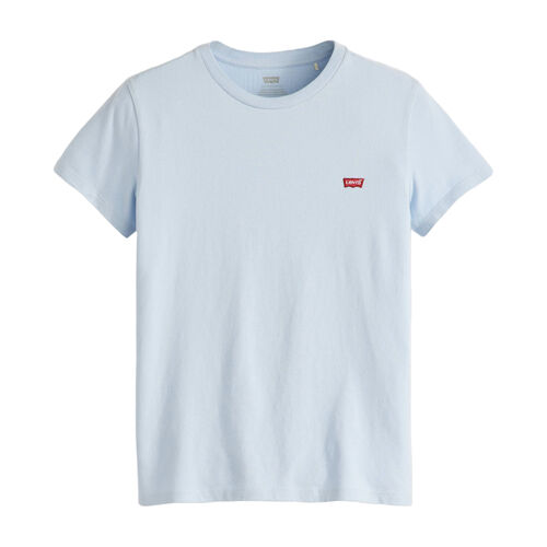 Camiseta Azul Levis Skyway Básica,  Cómoda y Versátil con Logo Pequeño XXS