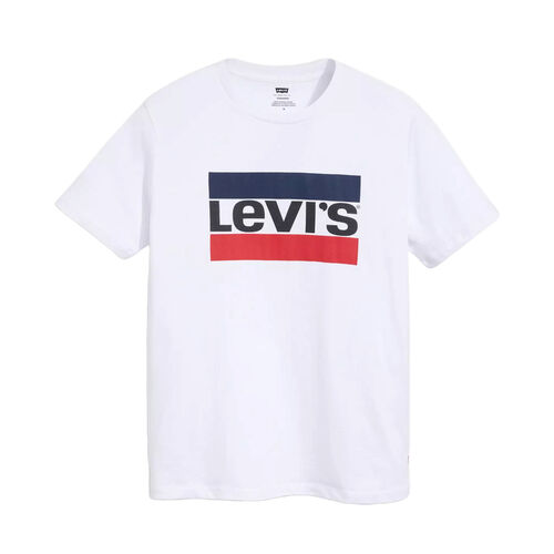 Camiseta Blanca Levis White Ligera con Logotipo Deportivo S