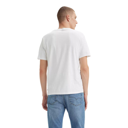 Camiseta Blanca Levis White Ligera con Logotipo Deportivo S