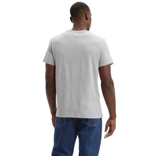Camiseta Gris Levis Grey Ligera con Logotipo Deportivo XS