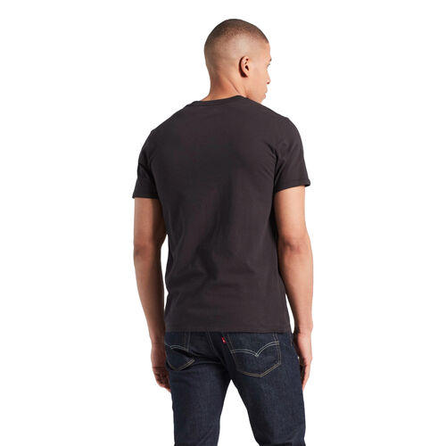 Camiseta Negra Levis Housemark Original Mineral Black con Logotipo Pequeño XS