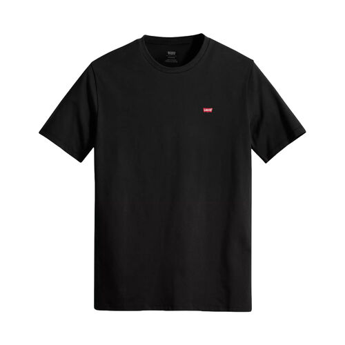 Camiseta Negra Levis Housemark Original Mineral Black con Logotipo Pequeño XS