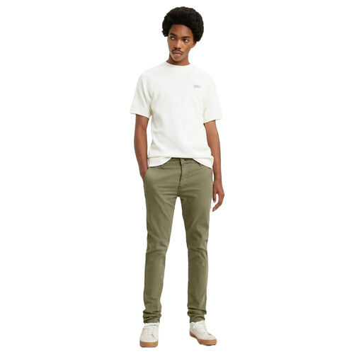 Pantalón Chino Levis Verde De Corte Cónico Olive Night - Caqui de Tacto Suave y Agradable W29 L32