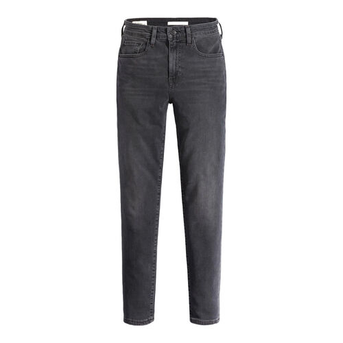 Pantalón Negro Levis Estrecho De Talle Alto 721 Cómodo y Elástico W24L30