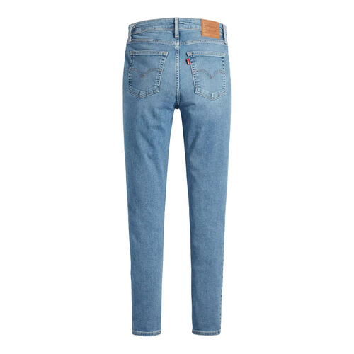 Pantalón Vaquero Levis Estrechos De Talle Alto 721Light Indigo Worn In Cómodos y Eásticos W24L30