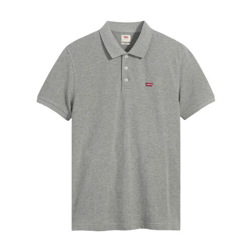 Polo Gris Levis Housemark Medium Grey Heather Versátil, Elegante  Holgado S