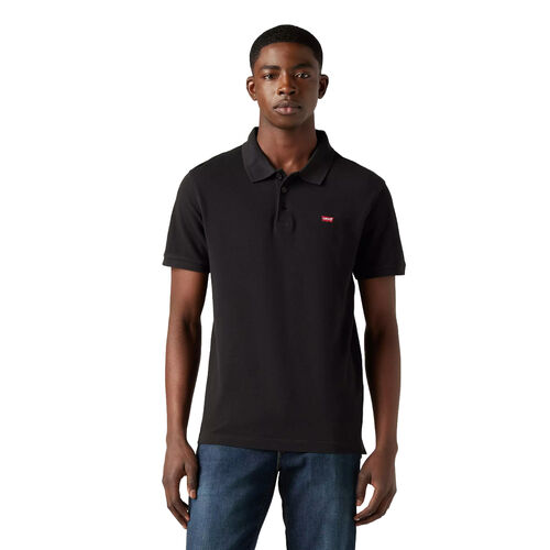 Polo Negro Levis Housemark Mineral Black Versátil, Elegante y Holgado S